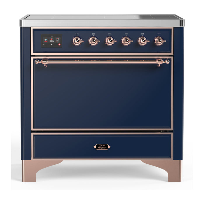 ILVE 36"Majestic III Induction Range, UMIB36QNR3 — UMIB36QNR3AWB