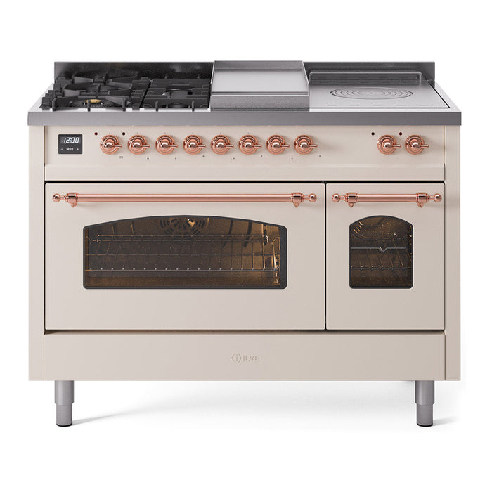 ILVE Nostalgie II 48" Dual Fuel Range UP48FSNMP