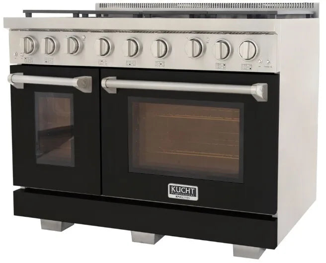 Kucht 48" Freestanding Professional Gas Range KFX4800X-BK