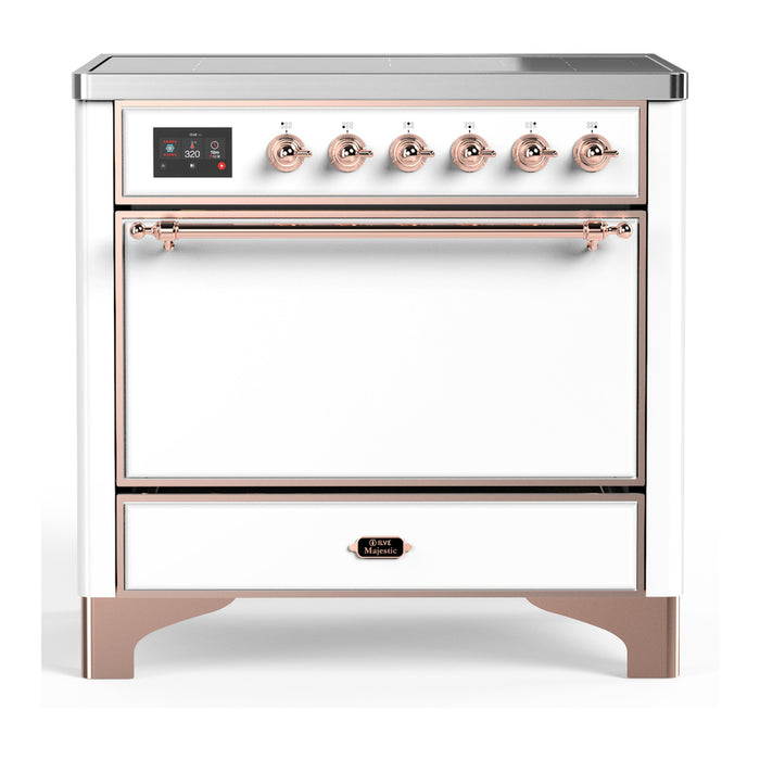 ILVE 36"Majestic III Induction Range, UMIB36QNR3 — UMIB36QNR3AWB