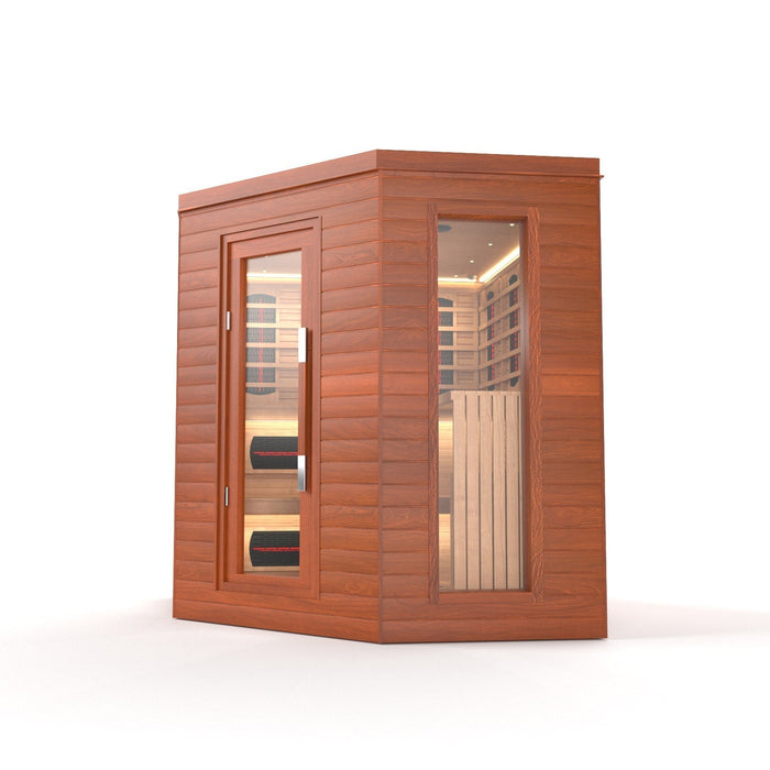 SAUNA EVOLUTION®  Indoor Luxury Cabin Corner Sauna Luna - 1