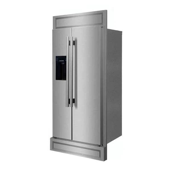 FORNO Salerno 40" Side-by-Side Built-In Refrigerator FFRBI1844-40MG