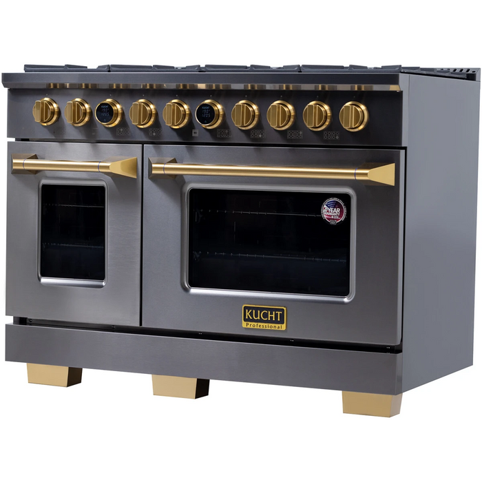 Kucht 48" Freestanding Dual Fuel Range KXD48