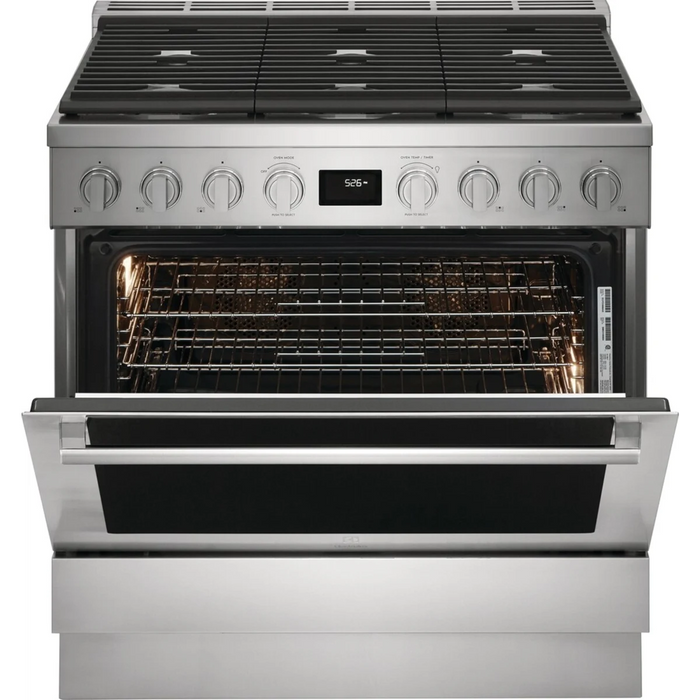 Electrolux 36" Freestanding Dual Fuel Range ECFD3668AS