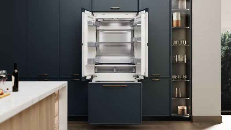 Elica 36" French Door Built-In Bottom Mount, Panel Ready Refrigeration, ER36FRB19IPR