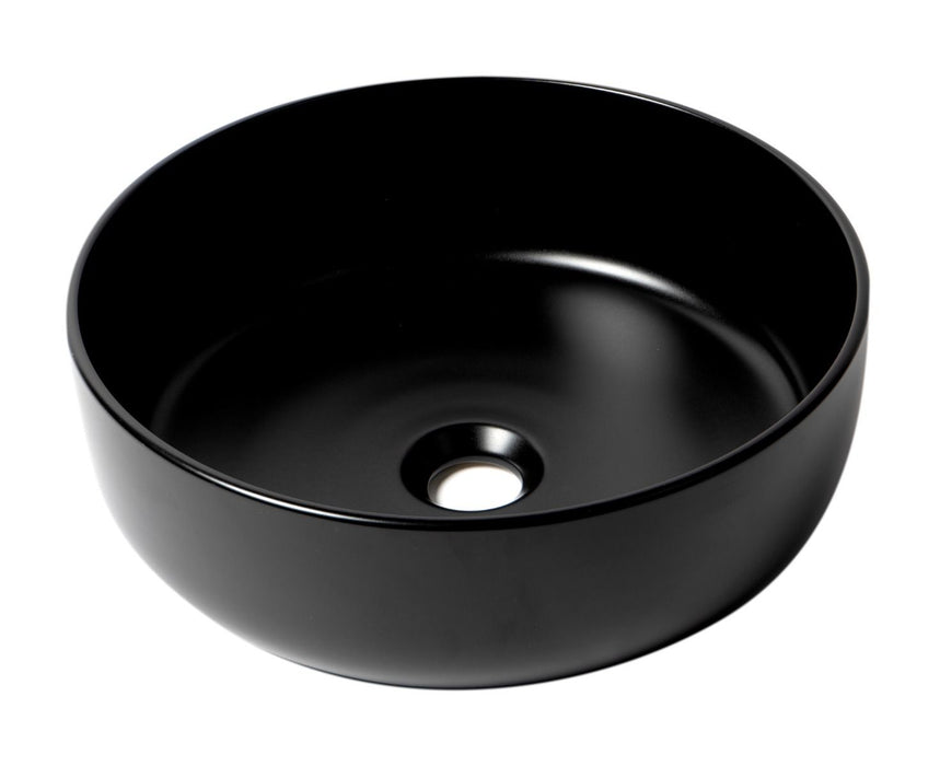 ALFI brand 15" Round Above Mount Ceramic Sink ABC907
