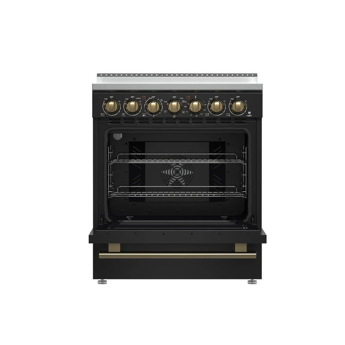 FORNO Paolo 30" Electric Range FFSEL6011-30BLK