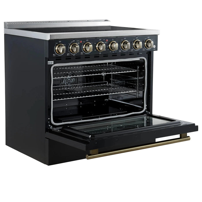 FORNO Paolo 36" Electric Range FFSEL6011-36BLK