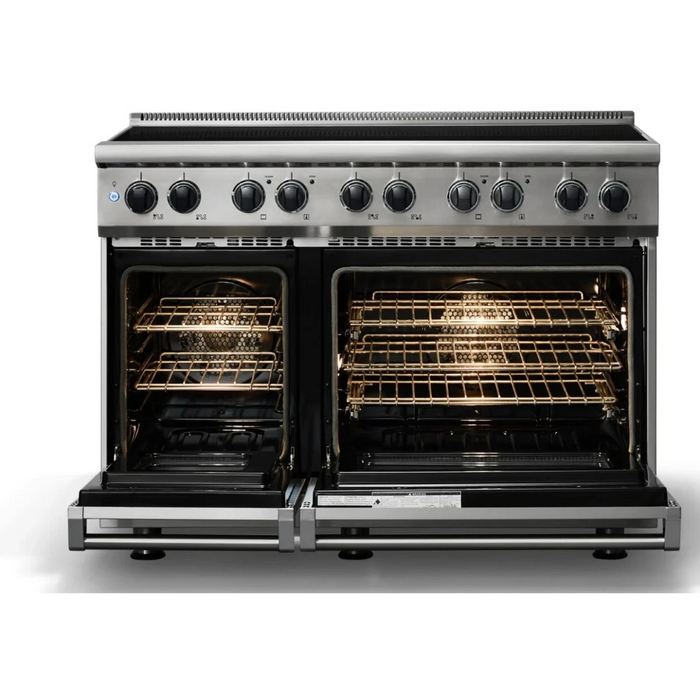 Viking® 5 Series 48" Stainless Steel Pro Style Induction Range VIR54836BSS