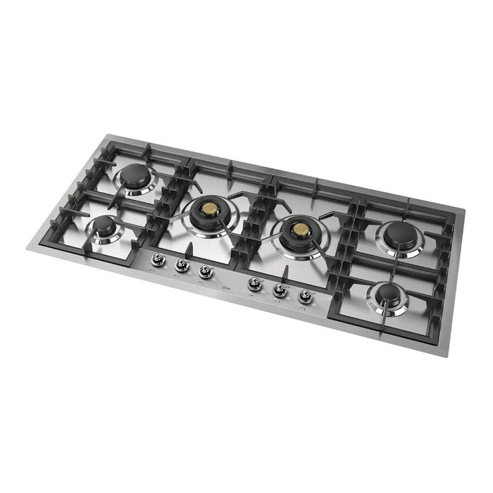ILVE Nostalgie II 48" Built-In Gas Cooktop UHCPT125NSSC