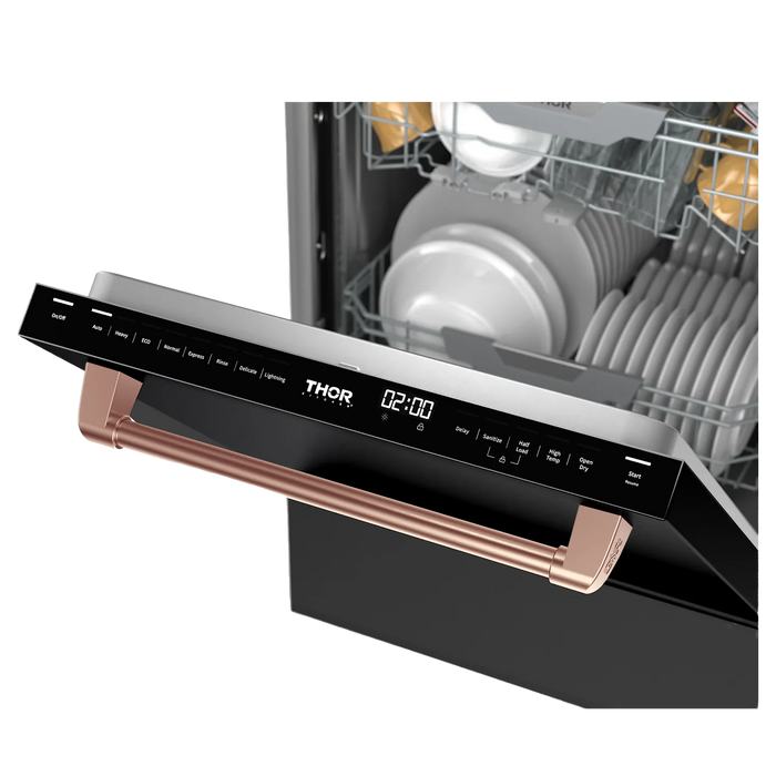 Gordon Ramsay by THOR Kitchen 24" Dishwasher, Rose Gold, DW24X8BA00-RSG