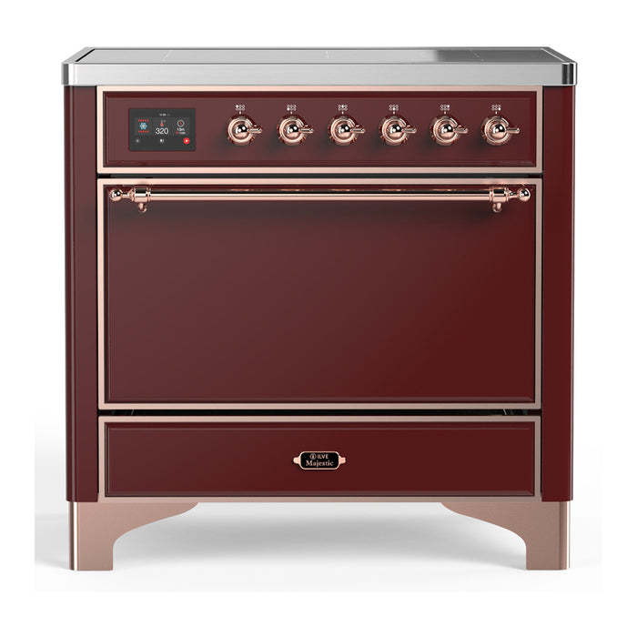 ILVE 36"Majestic III Induction Range, UMIB36QNR3 — UMIB36QNR3AWB