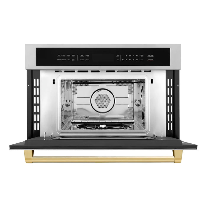 ZLINE 30” Convection Microwave, Stainless Steel, Gold MWOZ-30-G