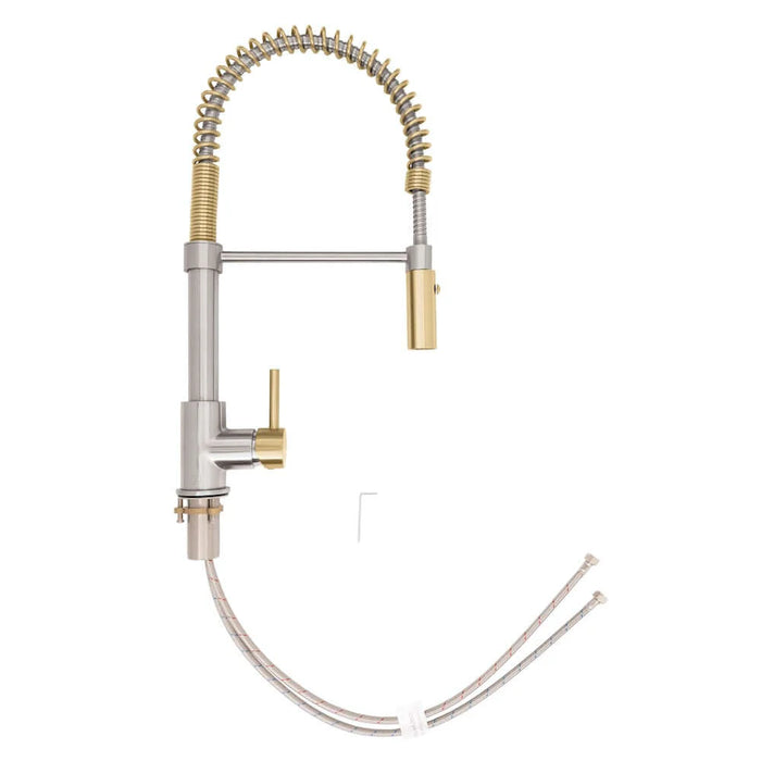 ZLINE Autograph Edition Sierra Pull Down Spring Single Handle Kitchen Faucet, SRA-KF-Z