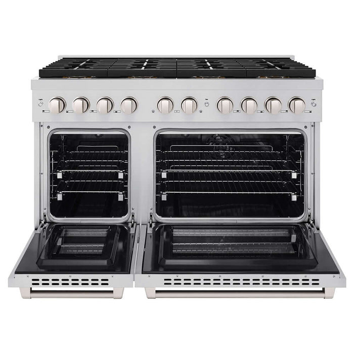 ZLINE 48" Paramount Dual Fuel Range DuoPro™ Cooktop, Dual Ovens PSDR48