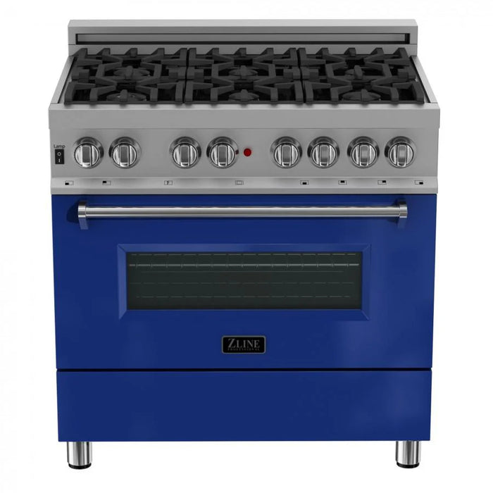 ZLINE 36" Bundle Range RAS-BG-36 & Range Hood 8654BG-36, 2KP-RASBGRH36