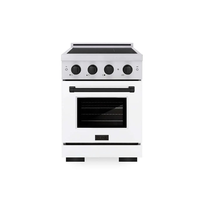 ZLINE Paramount Induction Range, Cooktop, Electric Convection Oven SINRZ-WM