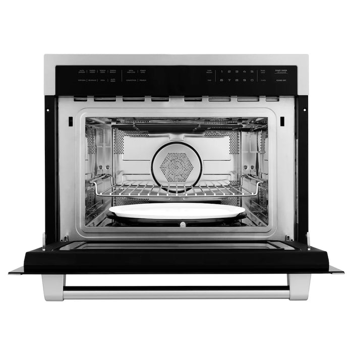 ZLINE 30" Oven ASW30 & Microwave MWO24 Bundle, 2KP-MW24-AWS30