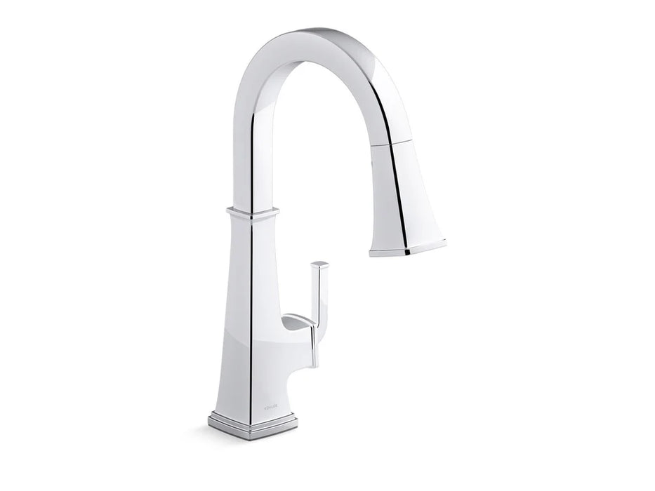 KOHLER Riff Pull-down kitchen sink faucet, three-function sprayhead K-23830
