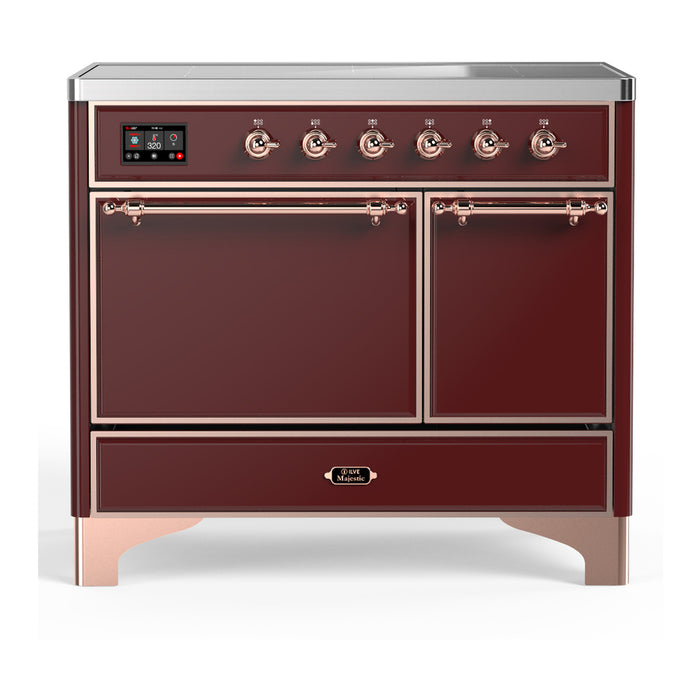 ILVE 40"Majestic III Induction Range, UMDIB40QNR3 — UMDIB40QNR3AWB