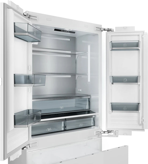 THOR 36" Panel Ready Built-In French Door Refrigerator, Interior Water Dispenser, Ice Maker, XRF3619BFP