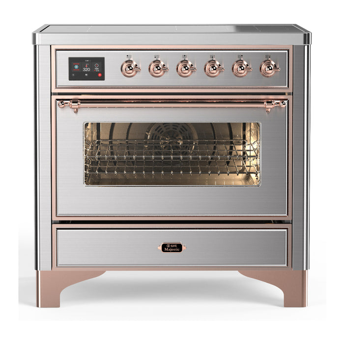 ILVE 36"Majestic III Induction Range, UMIB36NR3 — UMIB36NR3AWB