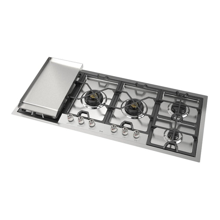 ILVE Panoramagic 48" Built-In Gas Cooktop UHCPMT125FSS