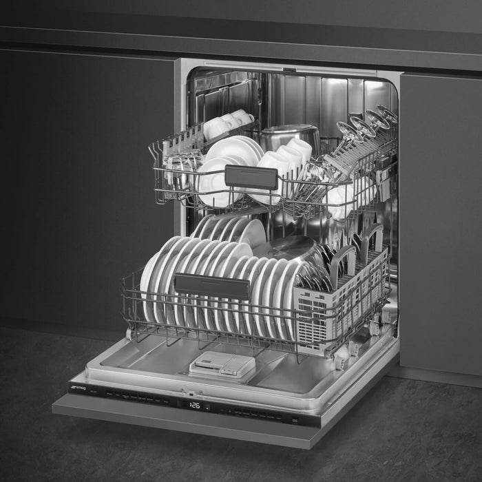SMEG 24" Fully Integrated Built-In Panel Ready Dishwasher, DW8600