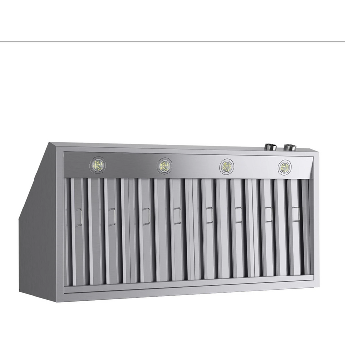 Kucht 48" Wall Mount Range Hood KRH480-SS-C