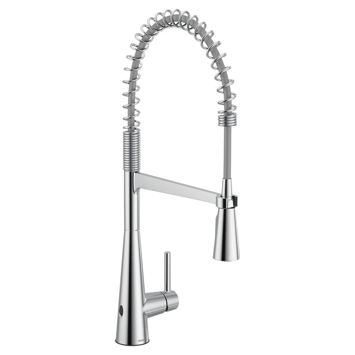 Moen Sleek MotionSense Wave One-Handle Pre-Rinse Spring Touchless Kitchen Faucet 5925EW