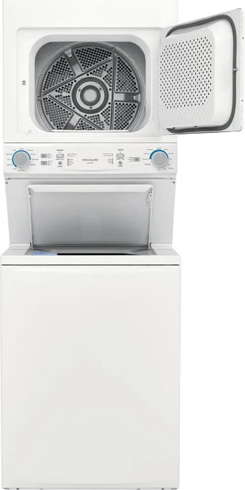 Frigidaire 27" Laundry Center, Washer, Gas Dryer, White, FLCG7522AW