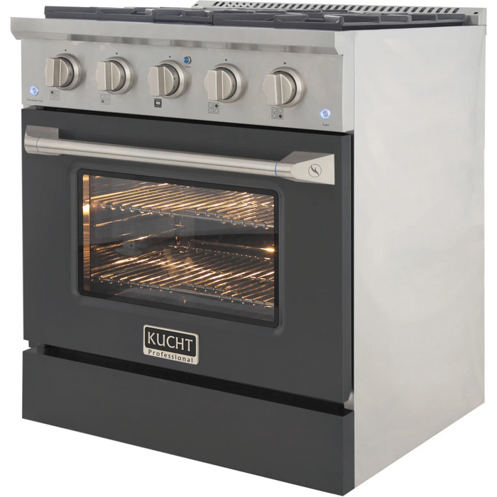 KUCHT 30" Freestanding Gas Range, KNG301-CY