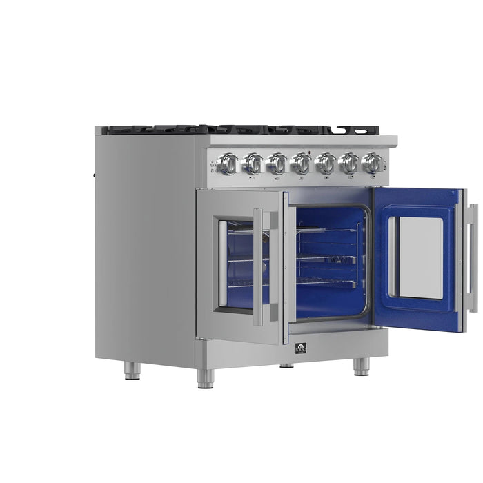 FORNO Massimo 36" French Door Gas on Gas Range FFSGS6439-36
