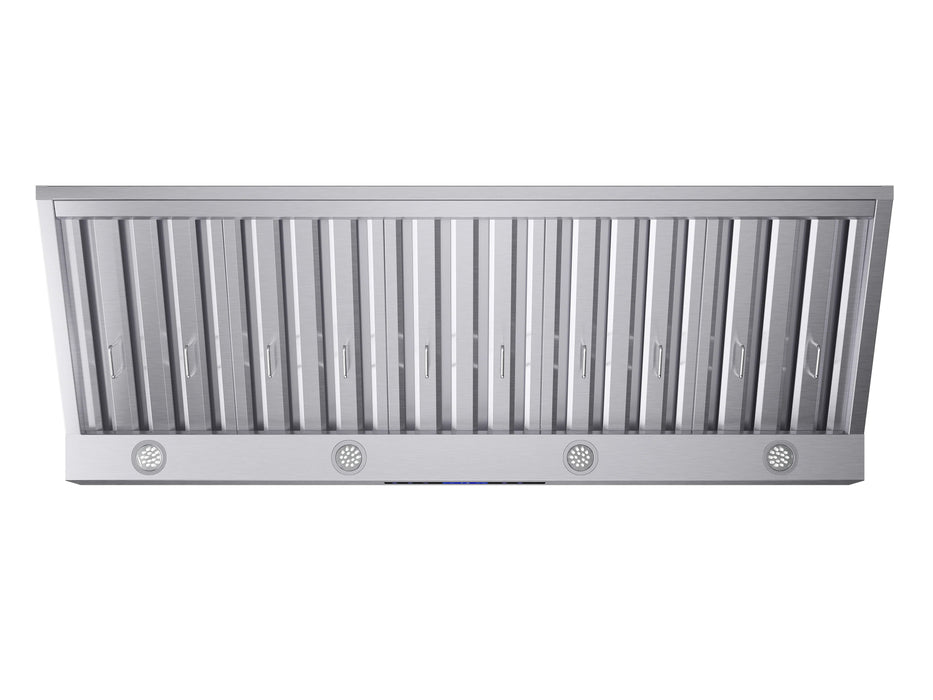 Forno 60'' 1000 CFM Wall Mount Range Hood Stainless Steel, FRHWM5030-60