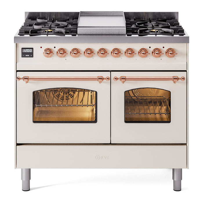 ILVE Nostalgie II 40" Dual Fuel Range, UPD40FNMP
