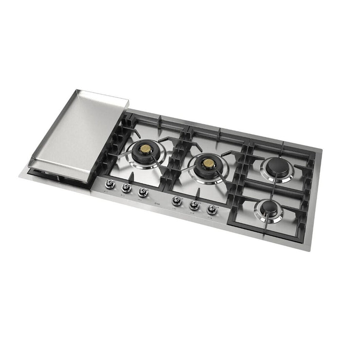 ILVE Nostalgie II 48" Built-In Gas Cooktop UHCPT125FNSSC