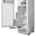 THOR Kitchen X-Series 18" Panel Ready Built-In Freezer Column, Automatic Ice Maker - Interior View