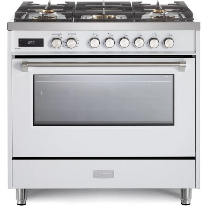 Verona 36" Freestanding Dual Fuel Range VUFSGE365BU