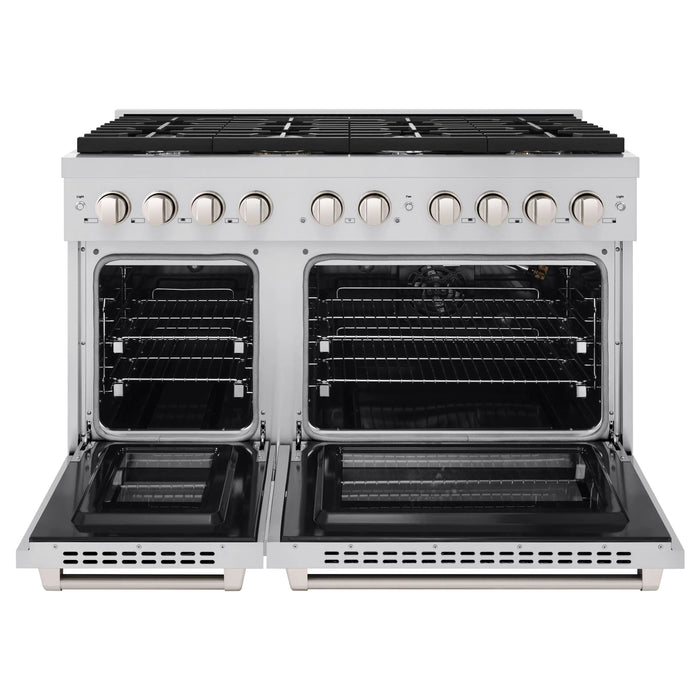 ZLINE 48"Paramount Dual Fuel Range Stainless Steel, SDR48