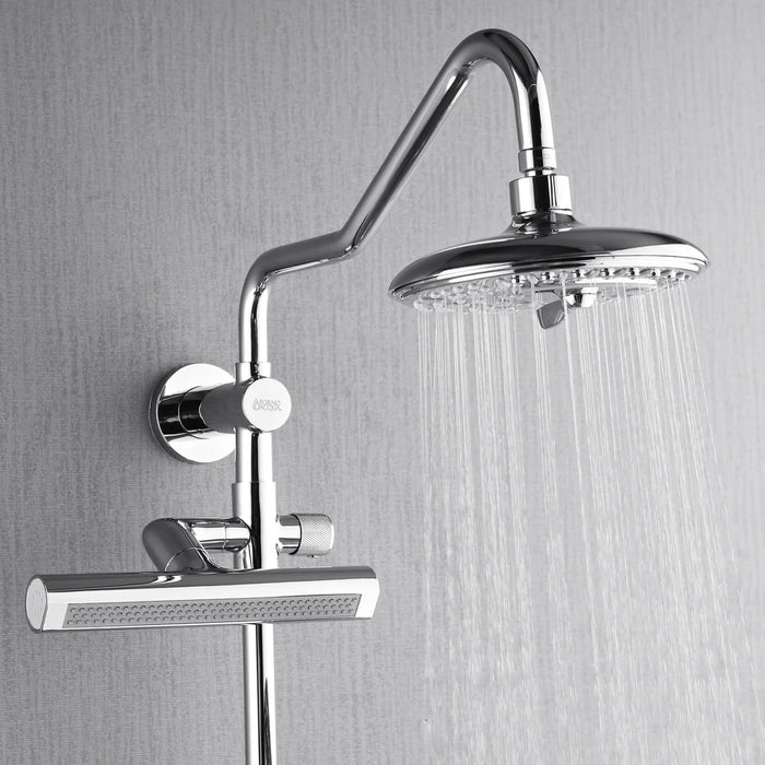 Forno Acqua AcquaFALL Shower, Overhead Rainfall Shower, Handheld Shower Head SCW2CP-C2