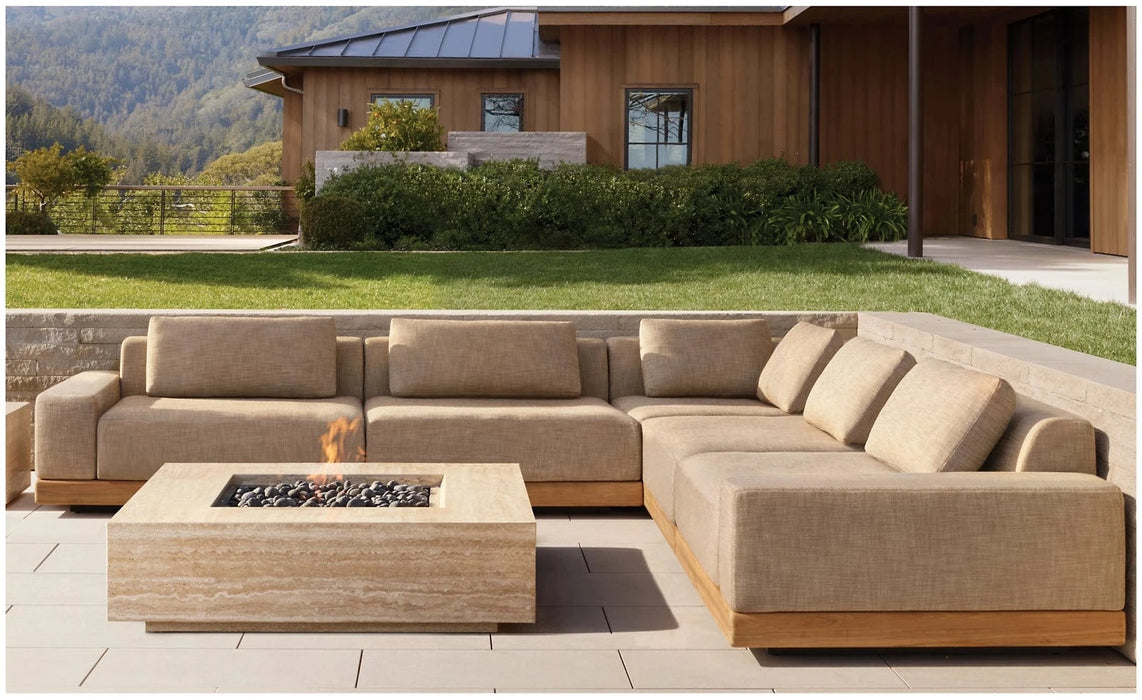 Ixtapa Square Plinth Fire Table