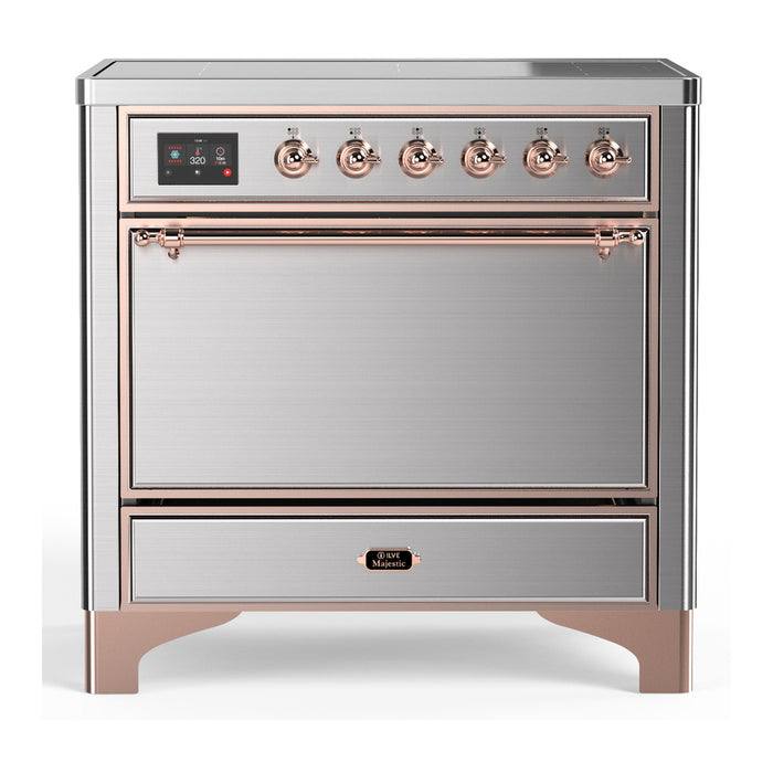 ILVE 36"Majestic III Induction Range, UMIB36QNR3 — UMIB36QNR3AWB