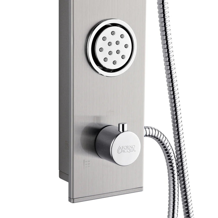 Forno Acqua AcquaSPA Shower Panel, Overhead Rainfall Shower, Handheld Shower Head SL31BC-8