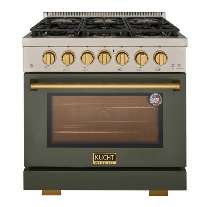 KUCHT 36" Natural Gas Range, KFX3600X-7AAG