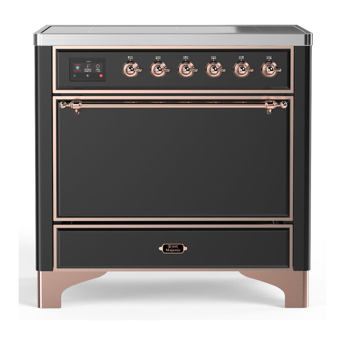 ILVE 36"Majestic III Induction Range, UMIB36QNR3 — UMIB36QNR3AWB