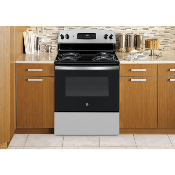 GE 30" Freestanding Electric Range, JBS360RTSS
