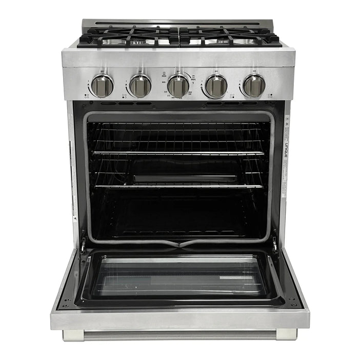 UNIQUE 30" Off-Grid Propane Gas Range, UGP-R30OTHLPSS