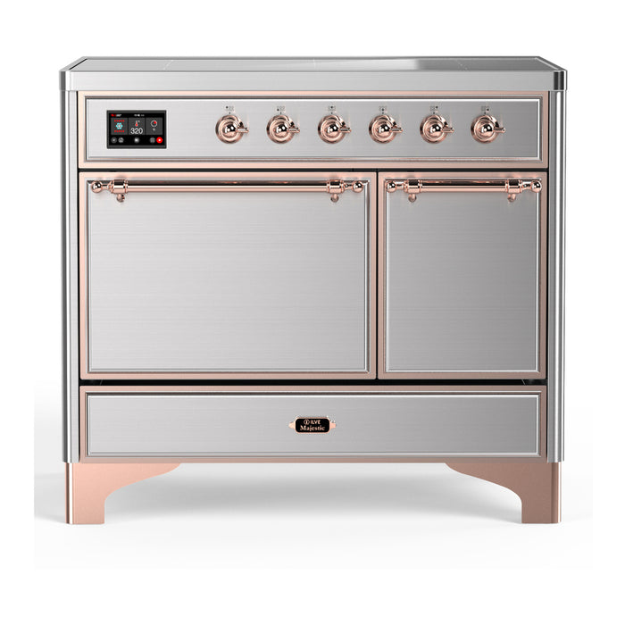 ILVE 40"Majestic III Induction Range, UMDIB40QNR3 — UMDIB40QNR3AWB