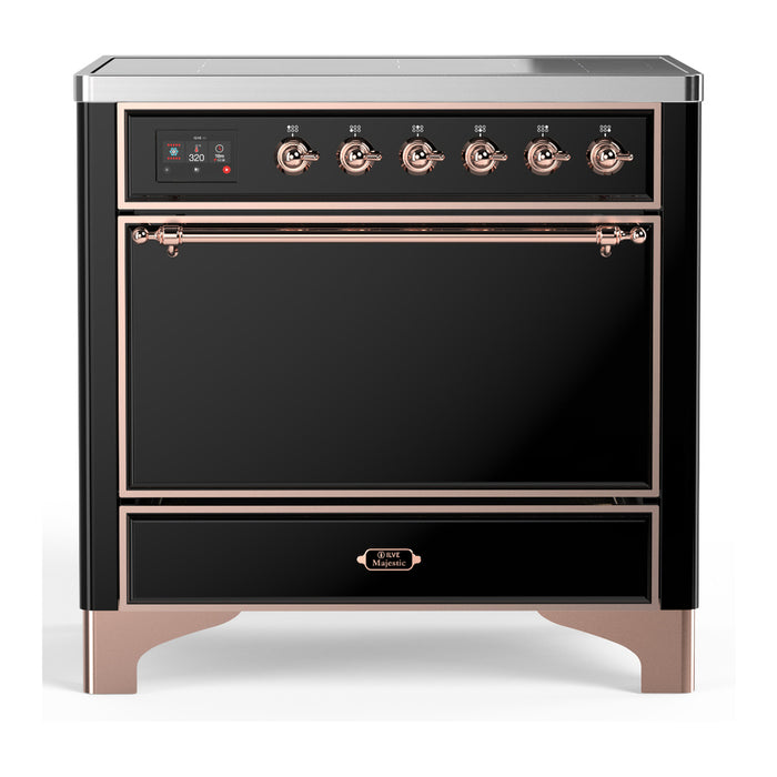 ILVE 36"Majestic III Induction Range, UMIB36QNR3 — UMIB36QNR3AWB