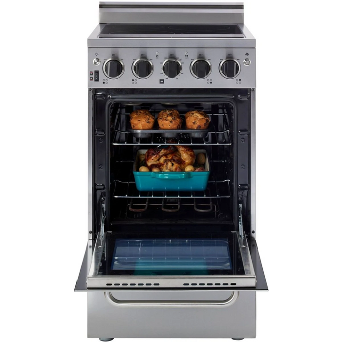 UNIQUE Prestige 20" Freestanding Electric Range, UGP-20V EC S/S